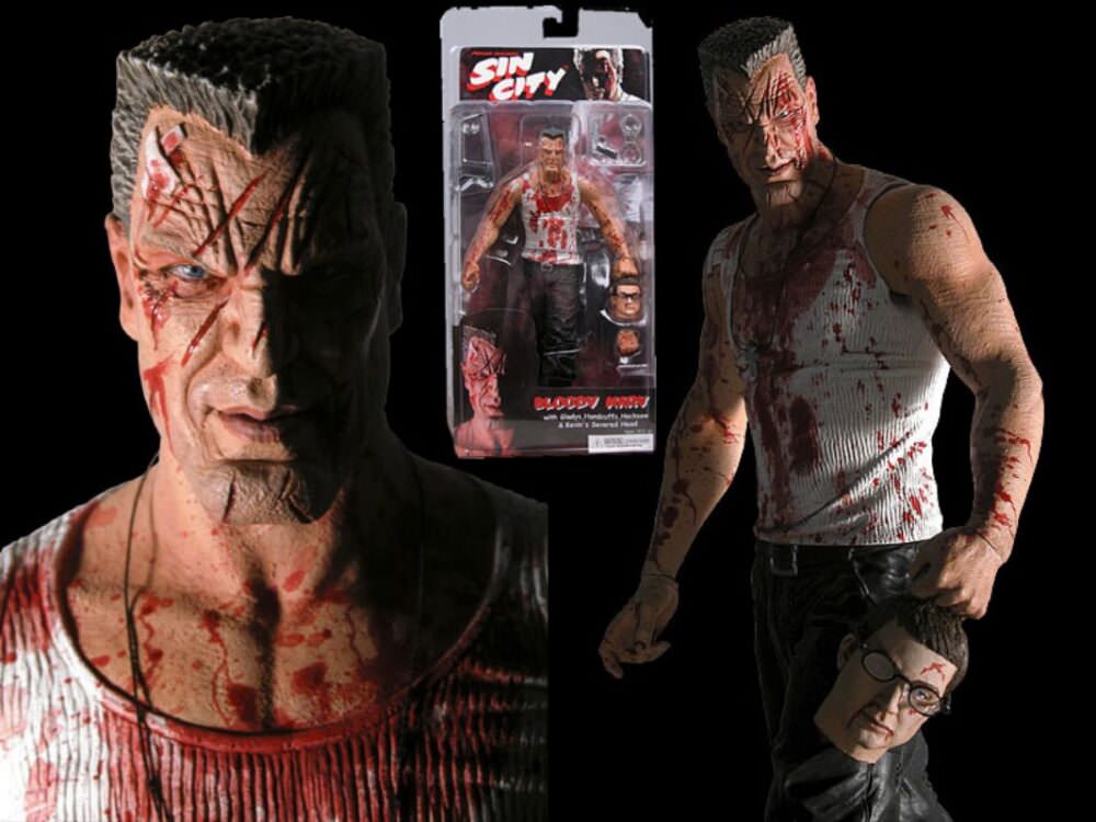اكشن فيگور هاى شهر گناه - مارو - 2 مدل گیل ( Sin City / فرانك ميلر ) - Image 5