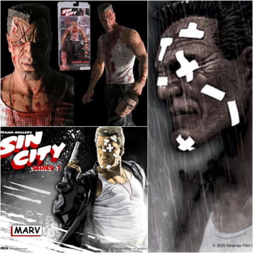اكشن فيگور هاى شهر گناه - مارو - 2 مدل گیل ( Sin City / فرانك ميلر ) - Image 2