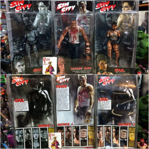 اكشن فيگور هاى شهر گناه - مارو - 2 مدل گیل ( Sin City / فرانك ميلر )