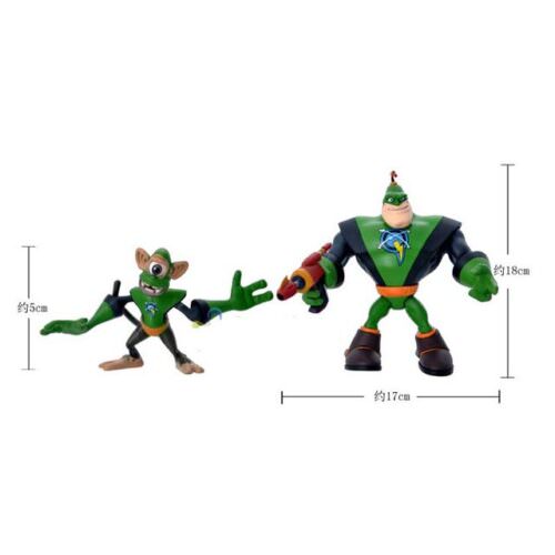 اکشن فیگور های بازی راچت و کلنک : Captain Qwark With Scrunch - تصویر 3