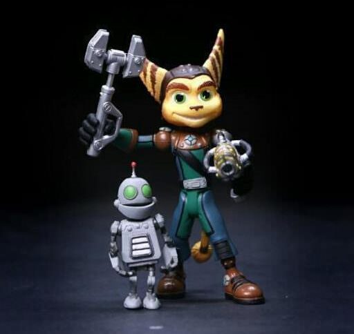 اکشن فیگور های بازی راچت و کلنک : Ratchet With Transforming Clank