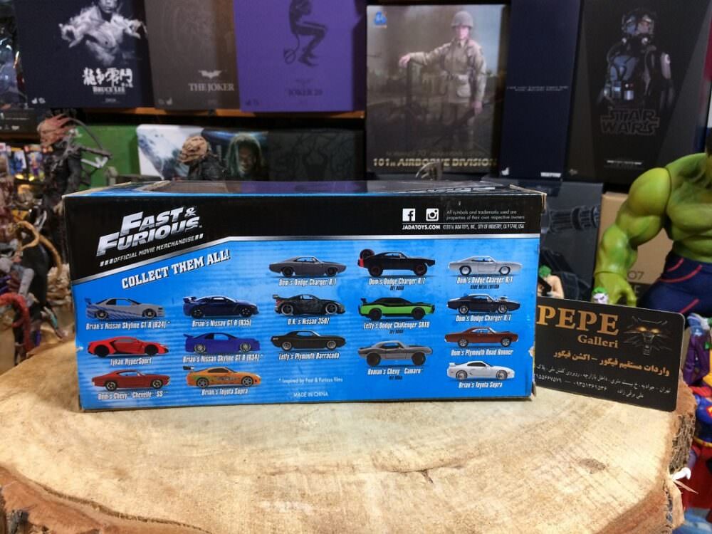 سری 4 عددی ماكت ماشين هاى سرى فيلم هاى سريع و خشن. - تصویر 8