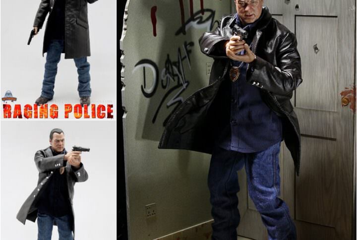 اكشن فيگور ناياب از استيون سيگال ( RAGING POLICE )
