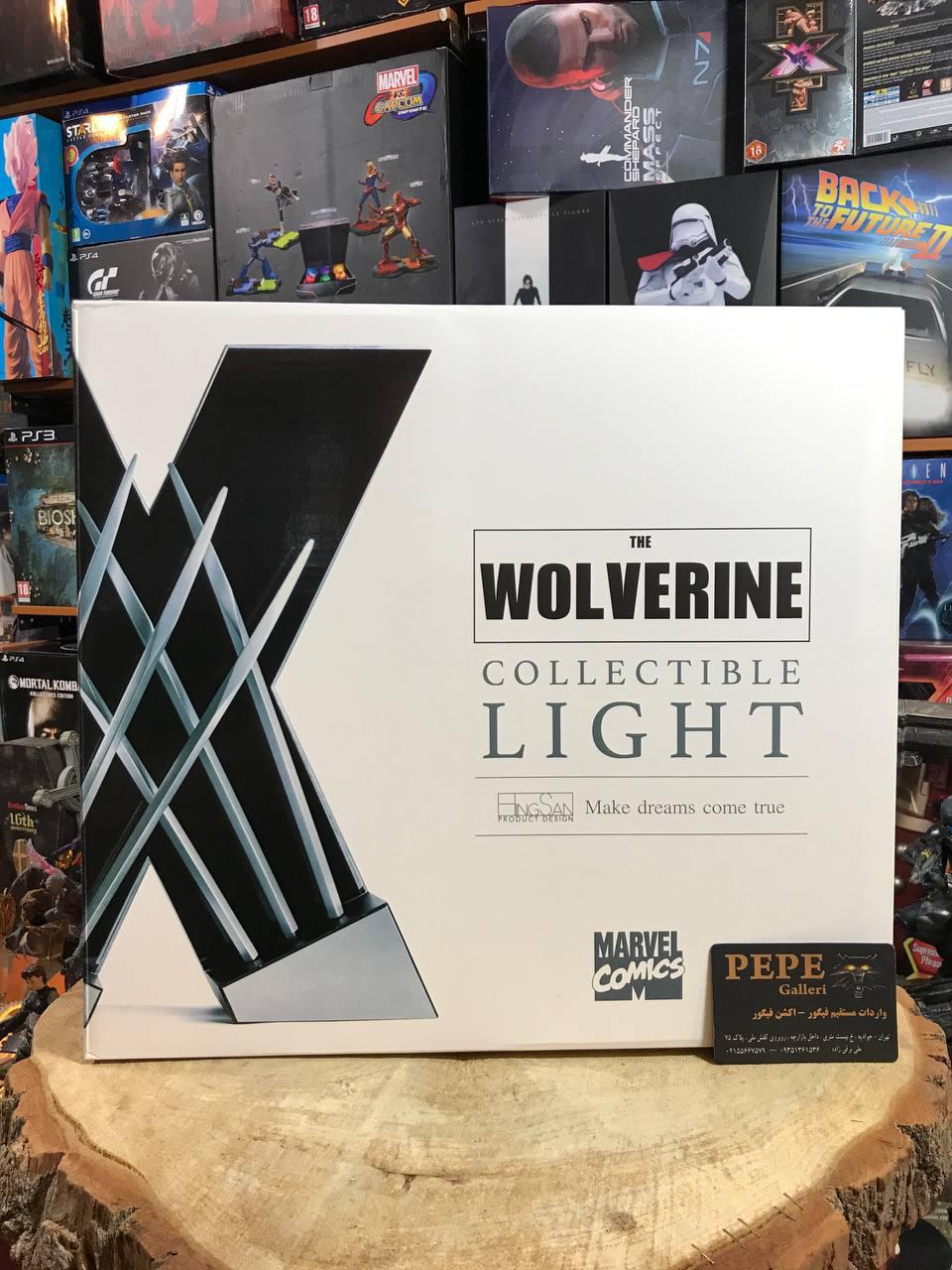 HingSan 1/1 Light X-Men Wolverine Replica Claws Weapons Collectible LED DESK Light