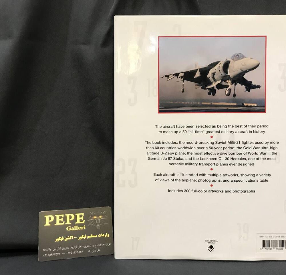 Thomas Newdick Top 50 Military Aircraft hardcover Book