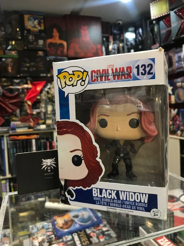(139) Funko Pop! Marvel Captain America 3 Civil War Black Widow