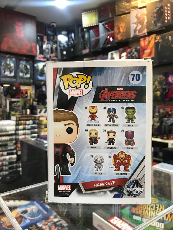 (71) FUNKO Pop Hawkeye 70 Marvel The Avengers