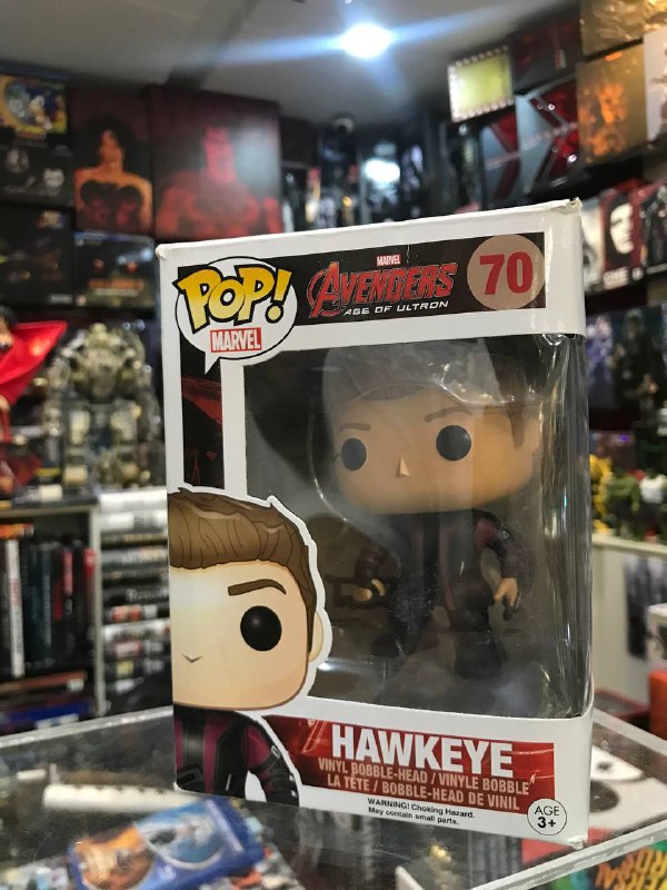 (74) FUNKO Pop Hawkeye 70 Marvel The Avengers
