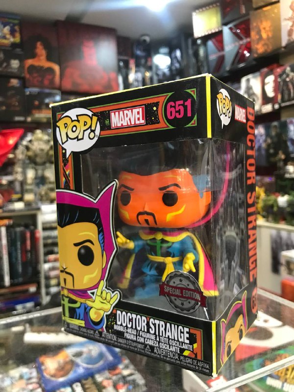 Funko Pop! figura Marvel Black Light Dr. Strange