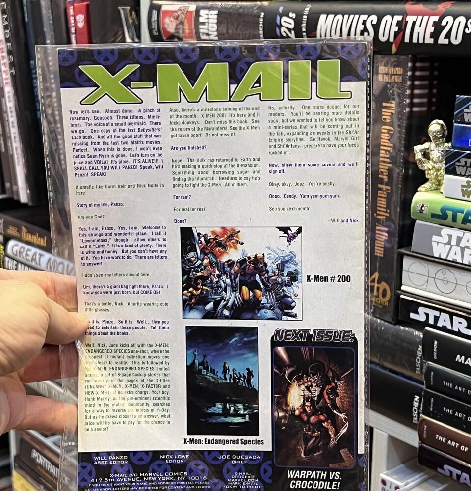 کمیک بوک Previously in UNCANNY X-MEN