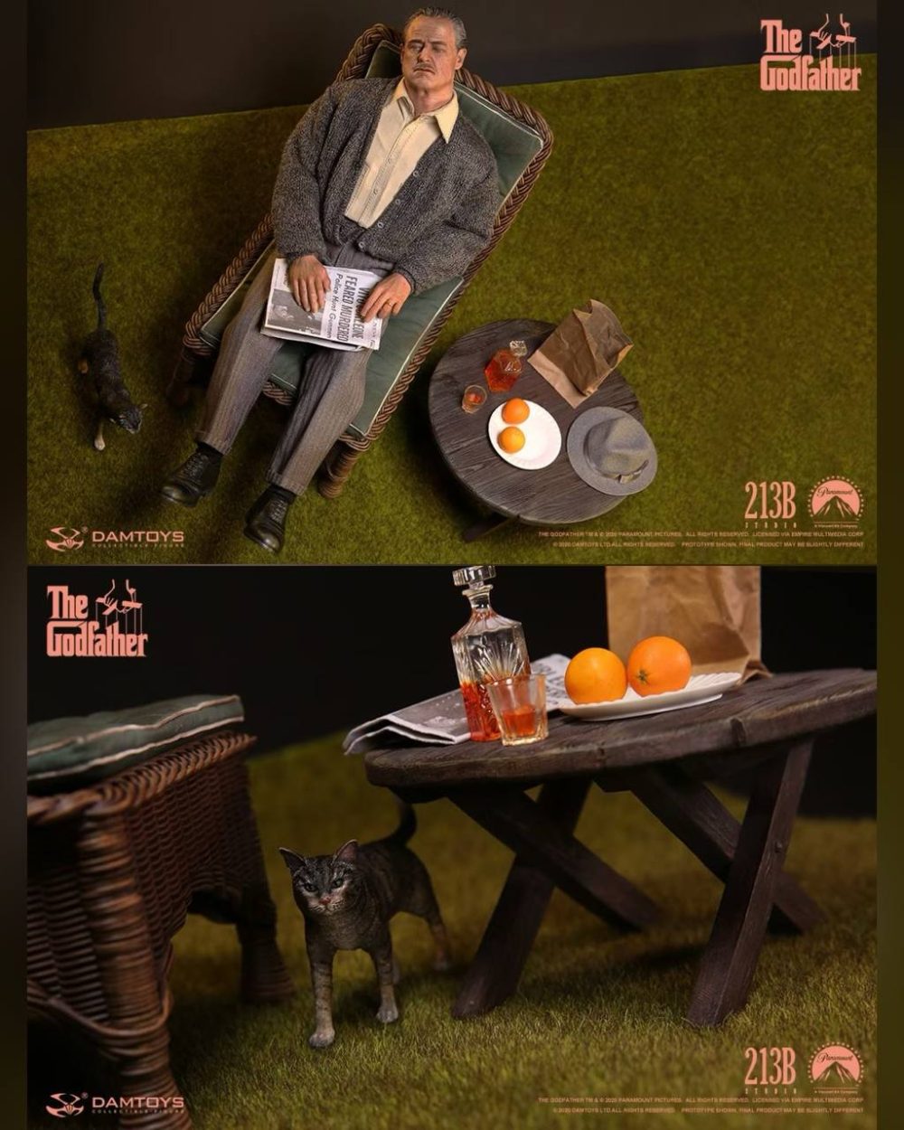 اکشن فیگور فوق العاده از مارلون براندو ویتو آندولینی کورلئونه ( پدرخوانده / فرانسیس فورد کاپولا ) - تصویر 7