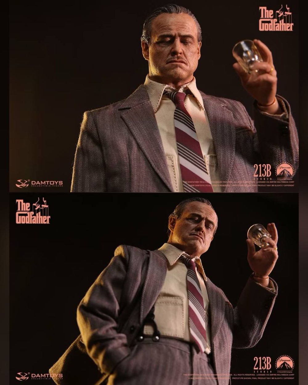 اکشن فیگور فوق العاده از مارلون براندو ویتو آندولینی کورلئونه ( پدرخوانده / فرانسیس فورد کاپولا ) - تصویر 2