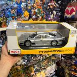 MAISTO 118 Scale Diecast Model Car Mercedes CLK-GTR (Street Version) in Silver
