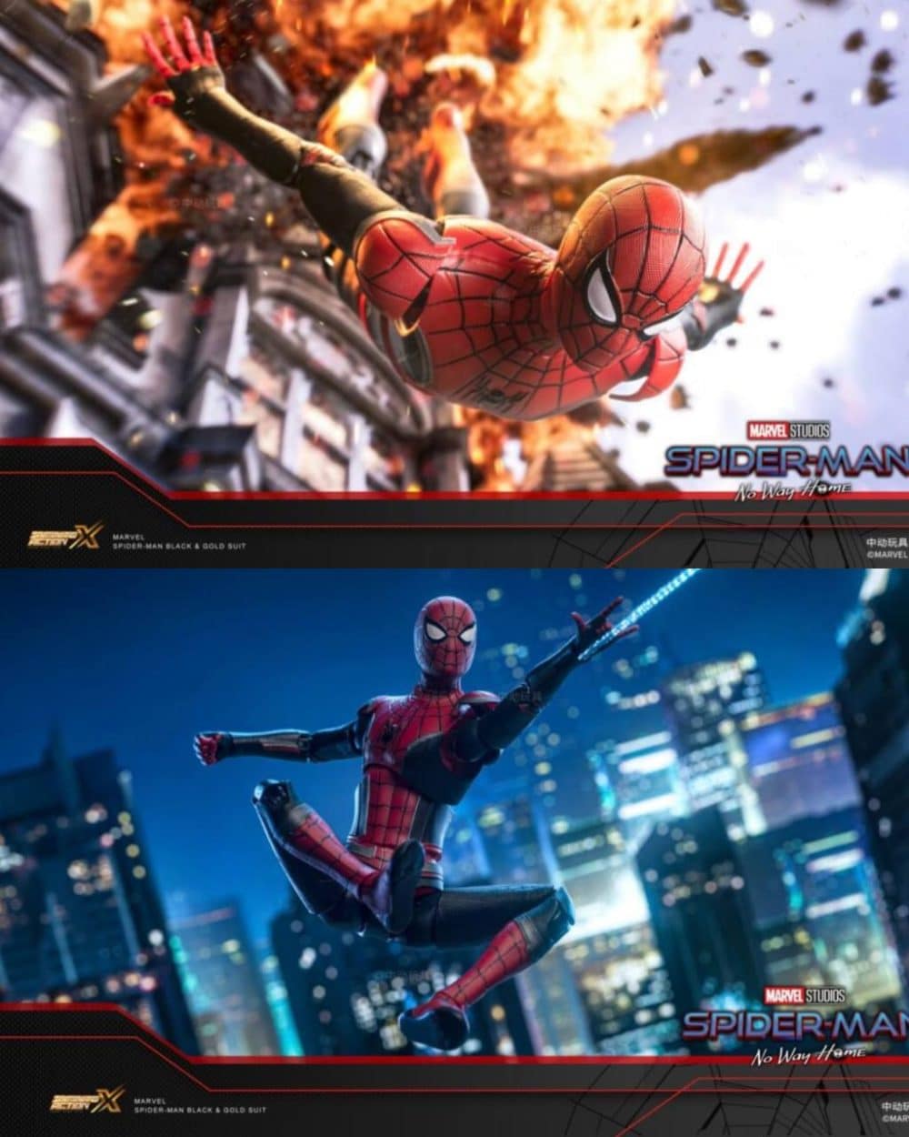 اکشن فیگور اسپایدرمن  Upgraded Suit  No Way Home - Image 15