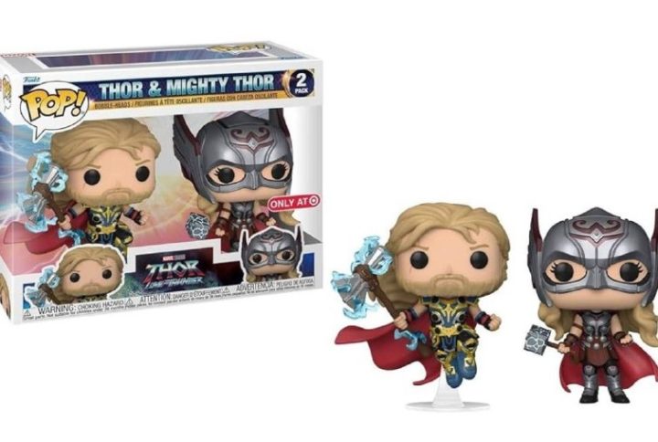 Funko POP Marvel: Thor 4: Love and Thunder - Thor & Mighty Thor Toy