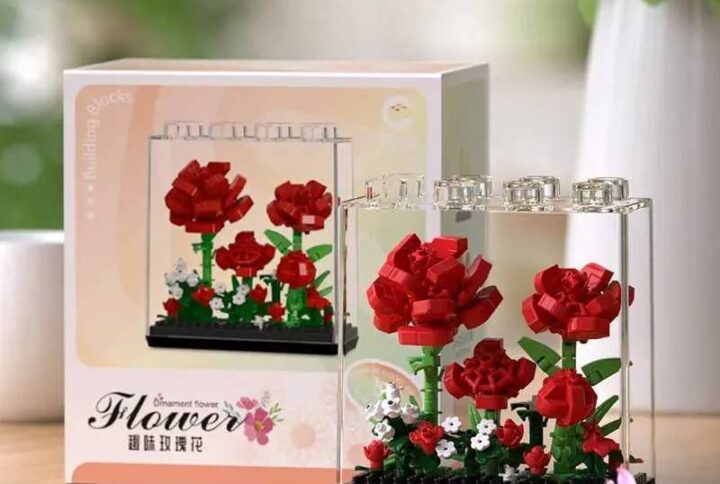 لگو باکس گل رز