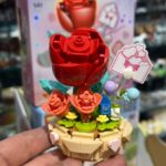 لگو دسته گل با گلدان