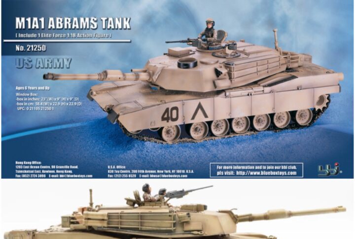 ماکت دایکست تانک ارتش امریکا ( M1A1 Abrams 120 mm )
