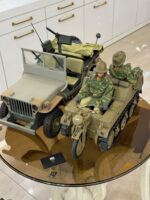 ماکت موتور نظامی آلمانی جنگ جهانی دوم ( German WWII Kettenkrad tracked motorcycle ) - Image 11