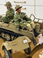 ماکت موتور نظامی آلمانی جنگ جهانی دوم ( German WWII Kettenkrad tracked motorcycle ) - Image 18
