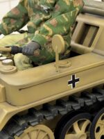 ماکت موتور نظامی آلمانی جنگ جهانی دوم ( German WWII Kettenkrad tracked motorcycle )