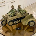 ماکت موتور نظامی آلمانی جنگ جهانی دوم ( German WWII Kettenkrad tracked motorcycle )