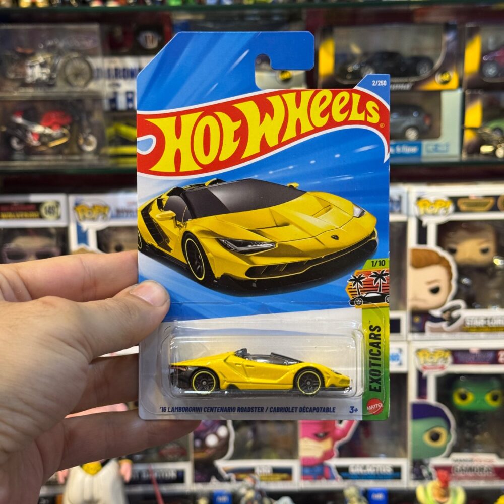 ماکت ماشین هات ویلز مدل 16LAMBORGHINI CENTENARIO ROADSTER/CABRIOLET DECAPOTABLE