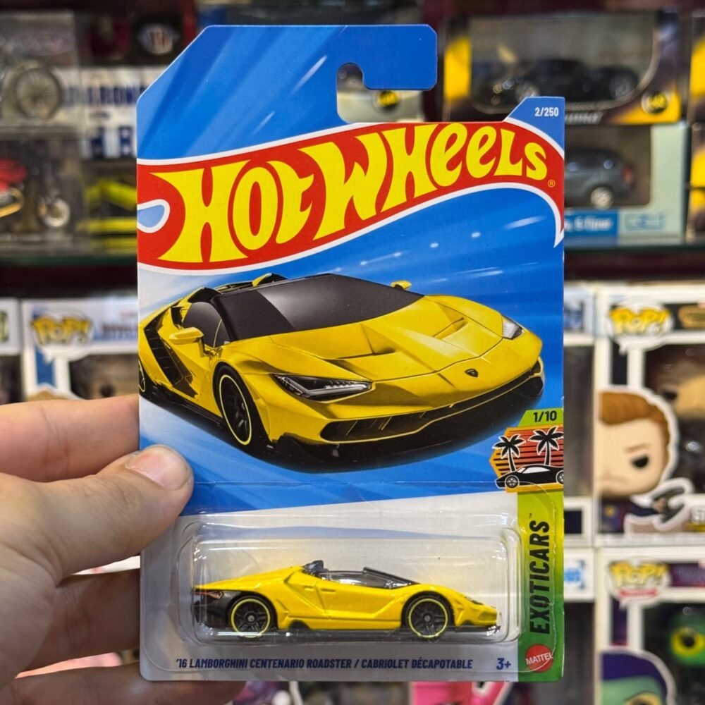 ماکت ماشین هات ویلز مدل 16LAMBORGHINI CENTENARIO ROADSTER/CABRIOLET DECAPOTABLE
