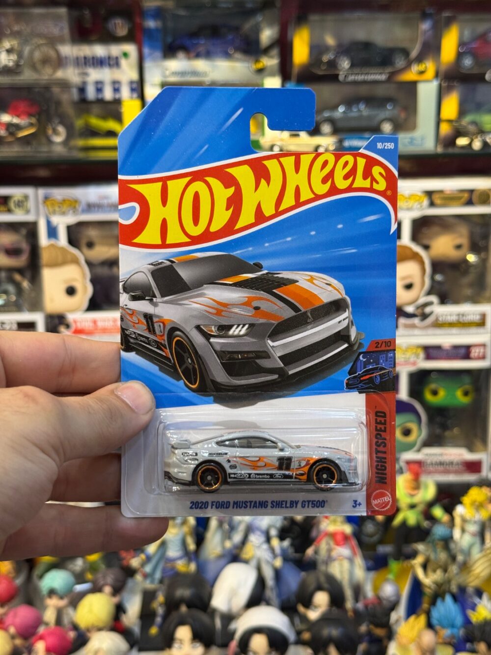 ماکت ماشین هات ویلز مدل 2020Ford Mustang Shelby GT500