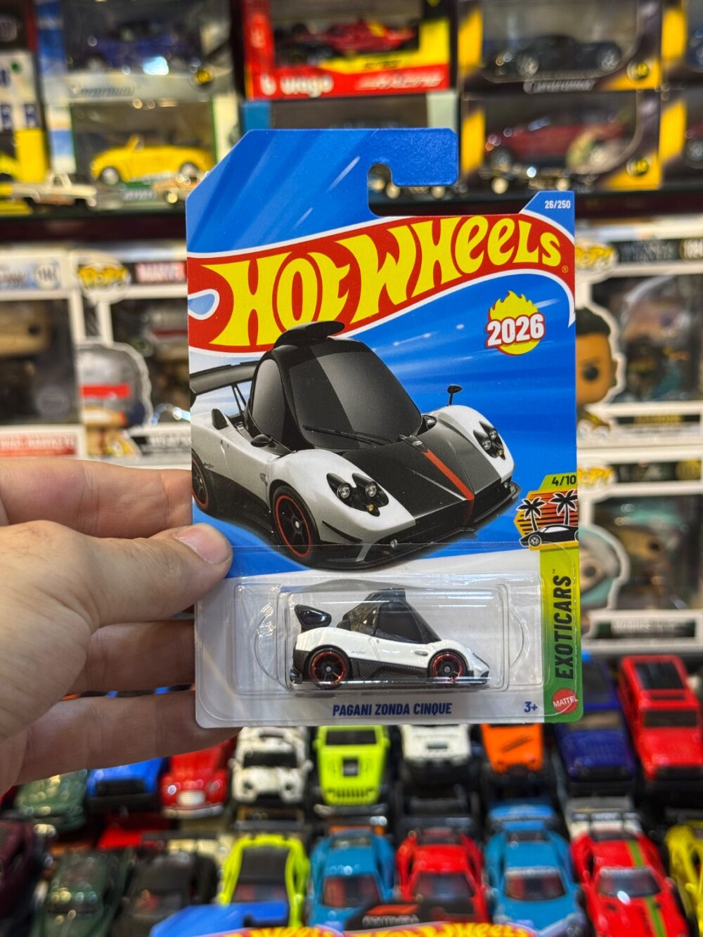 ماکت ماشین هات ویلز مدل Pagani Zonda Cinque