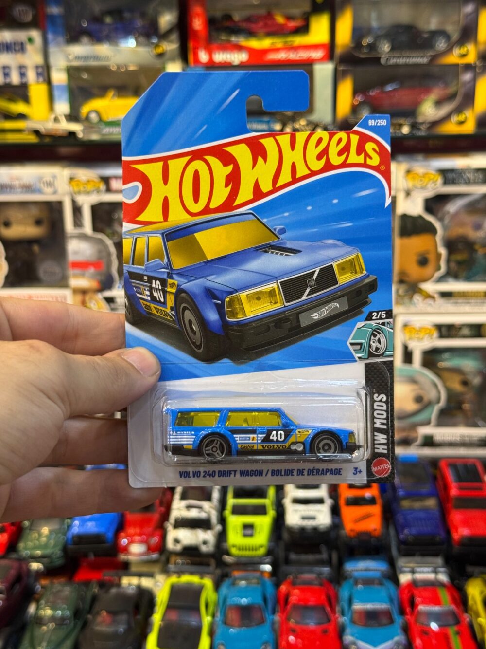 ماکت ماشین هات ویلز مدل Volvo 240 Drift Wagon