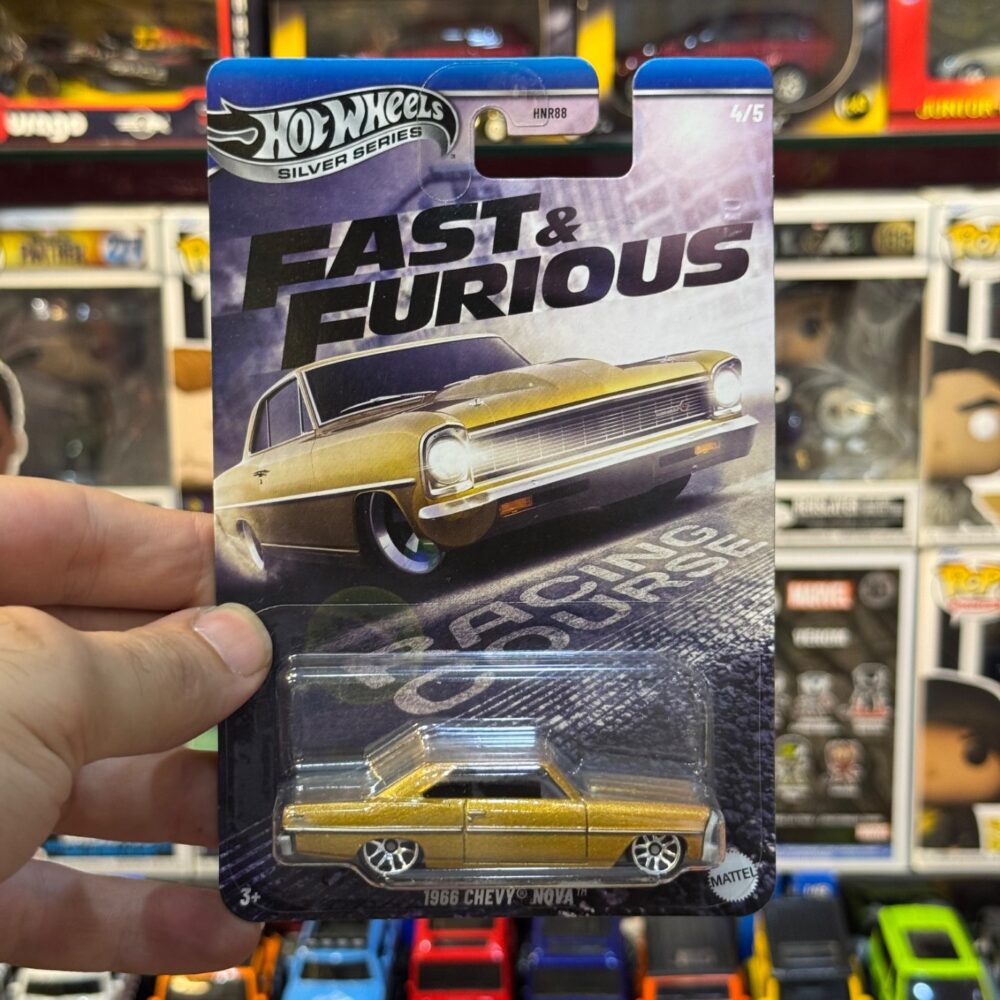ماکت ماشین هات ویلز سیلور مدل Fast & Furious 1966 Chevy Nova