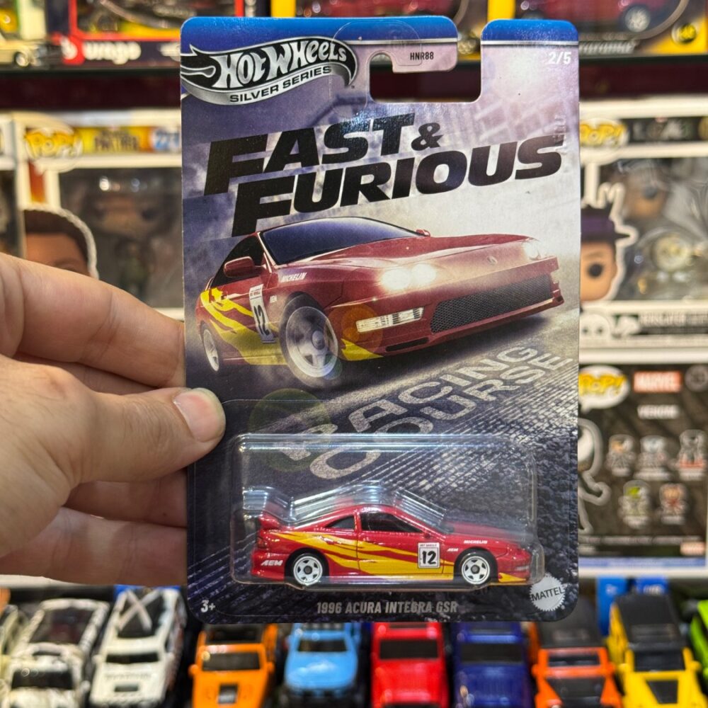 ماکت ماشین هات ویلز سیلور مدل Fast & Furious 1996 ACURA INTEGRA GSR