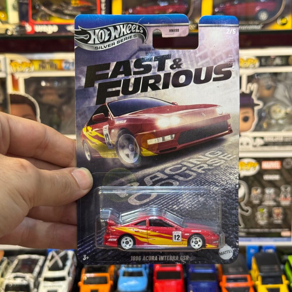 ماکت ماشین هات ویلز سیلور مدل Fast & Furious 1996 ACURA INTEGRA GSR