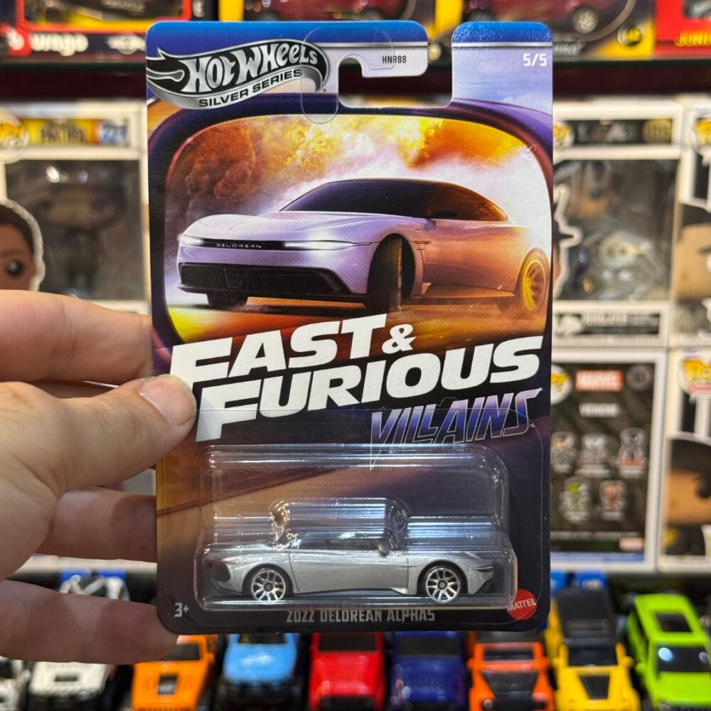 ماکت ماشین هات ویلز سیلور مدل Fast & Furious 2022 Delorean ALPHA5