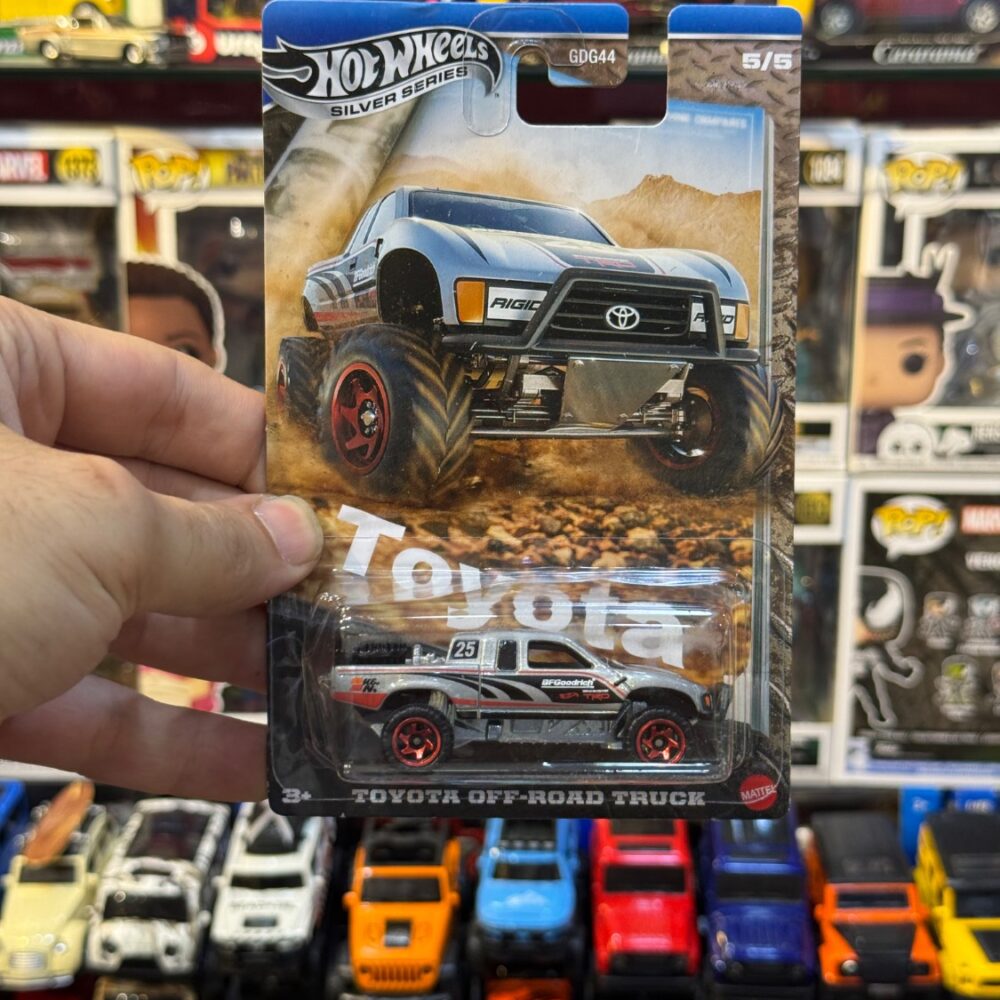 ماکت ماشین هات ویلز سیلور مدل Series Toyota Off-Road Truck
