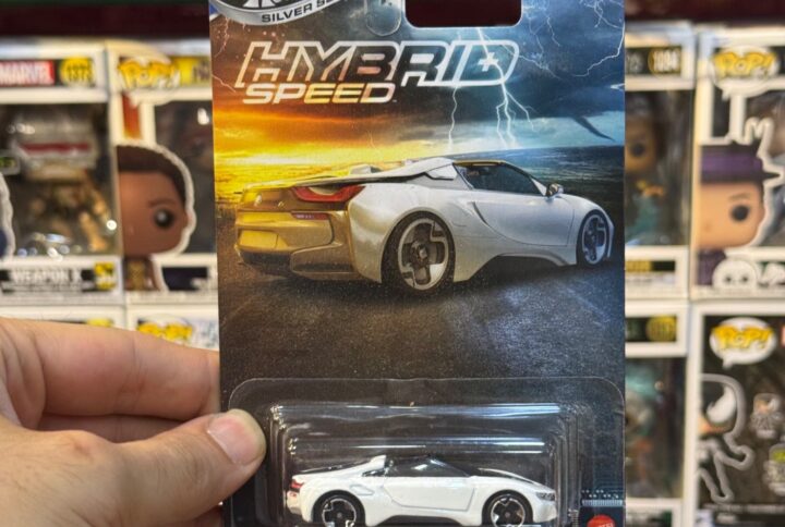 ماکت ماشین هات ویلز سیلور مدل Silver Series Hybrid Speed BMW i8