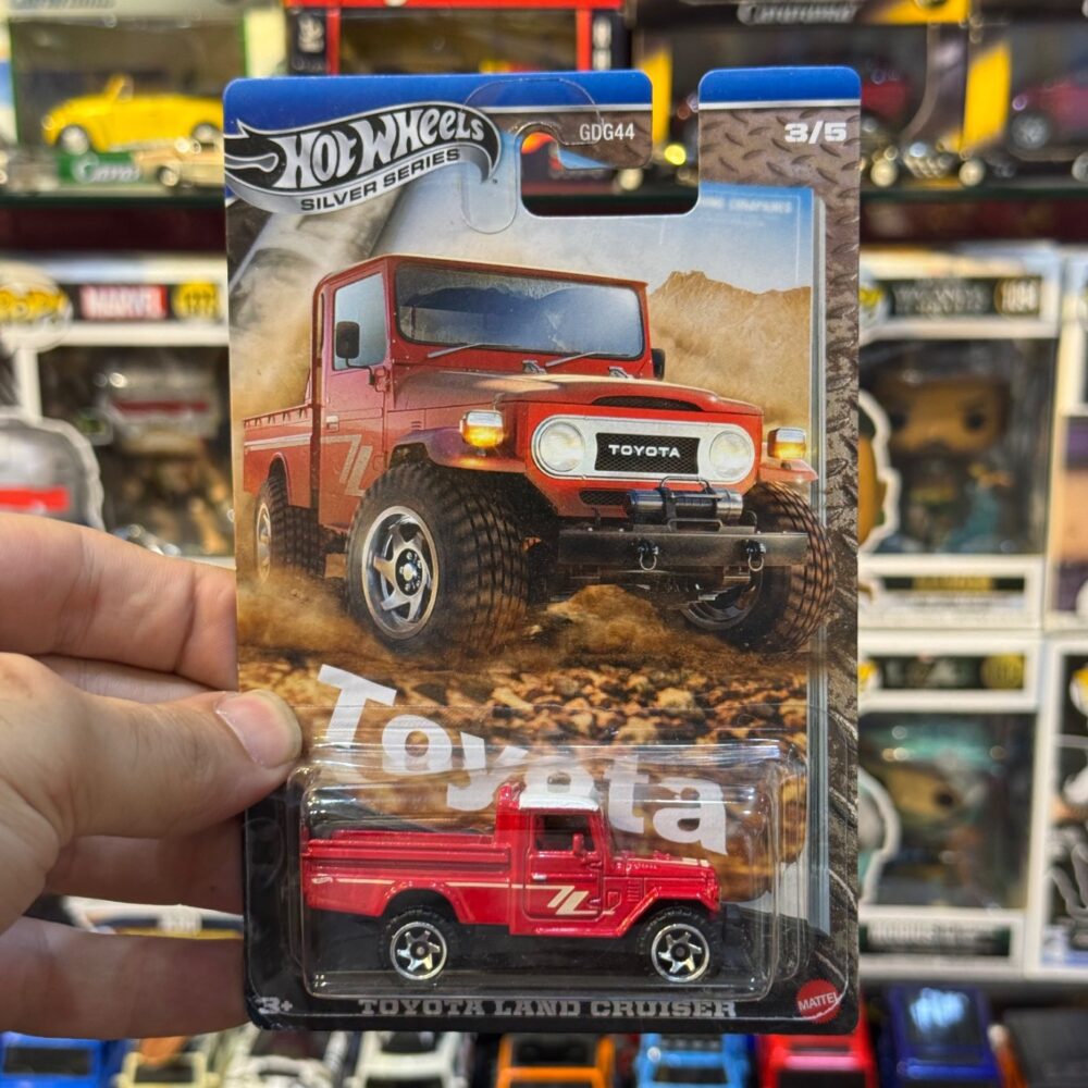 ماکت ماشین هات ویلز سیلور مدل TOYOTA LAND CRUISER