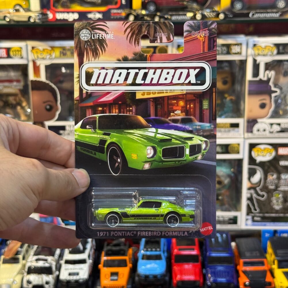 ماکت ماشین هات ویلز مچ باکس مدل 1971Pontiac Firebird Formula