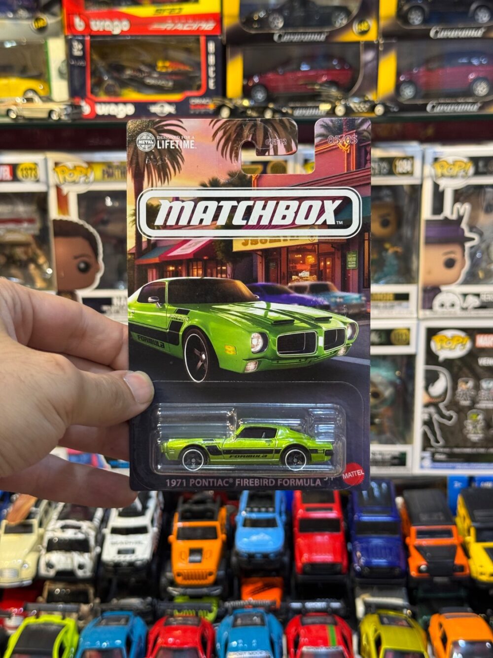 ماکت ماشین هات ویلز مچ باکس مدل 1971Pontiac Firebird Formula