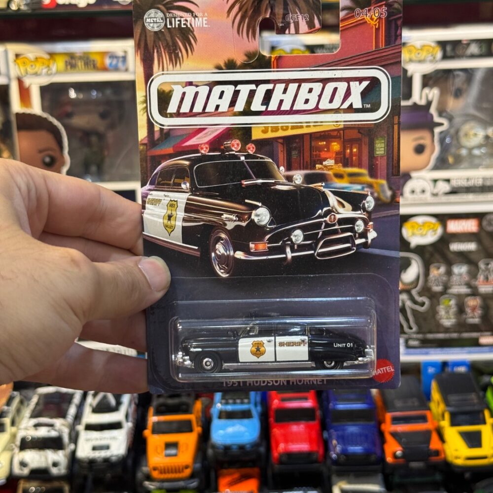ماکت ماشین هات ویلز مچ باکس مدل Matchbox 1951 Hudson Hornet