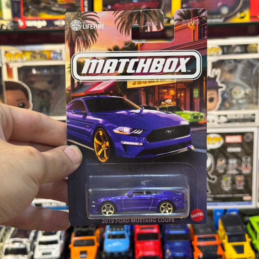 ماکت ماشین هات ویلز مچ باکس مدل Matchbox 2019 Ford Mustang Coupe