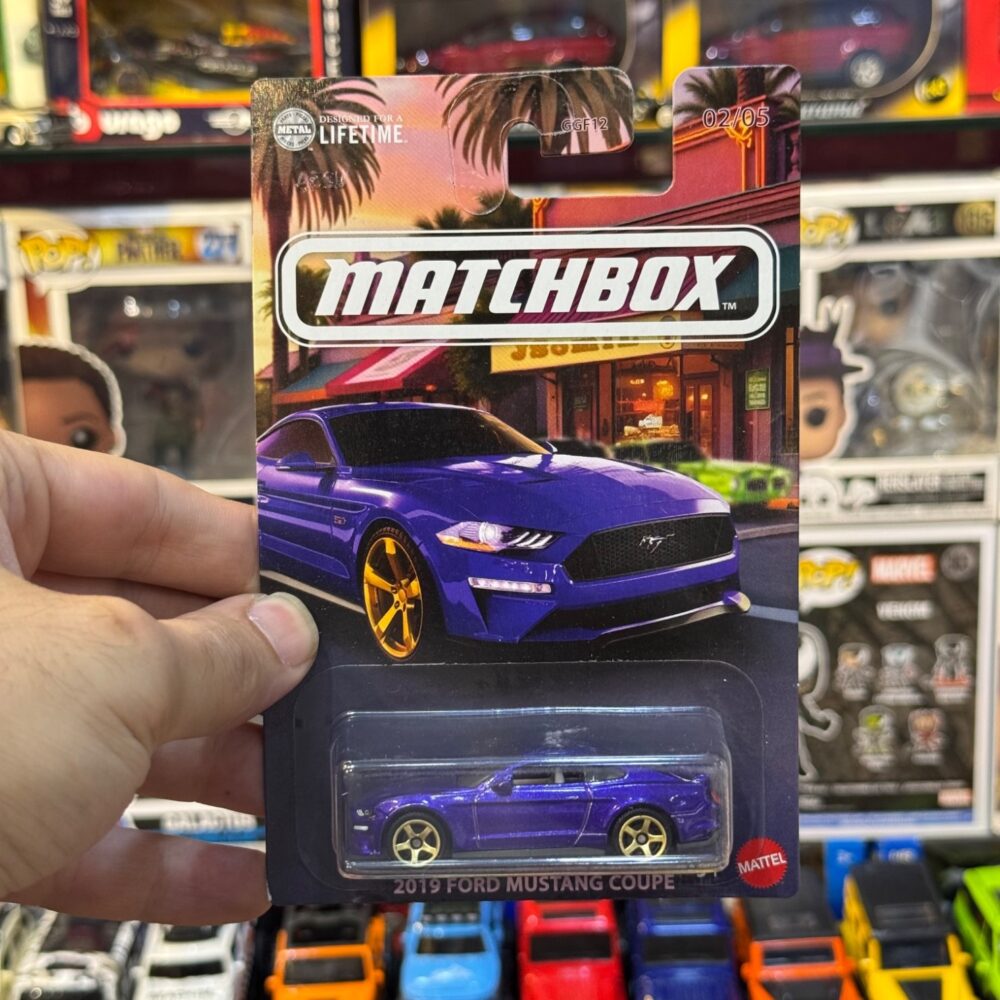 ماکت ماشین هات ویلز مچ باکس مدل Matchbox 2019 Ford Mustang Coupe