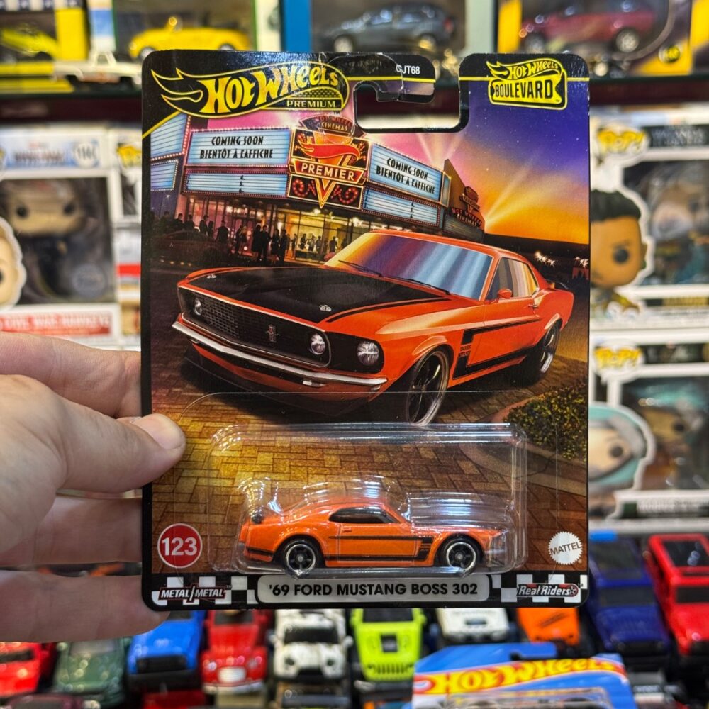 ماکت ماشین هات ویلز پرمیوم مدل 69Ford Mustang Boss 302