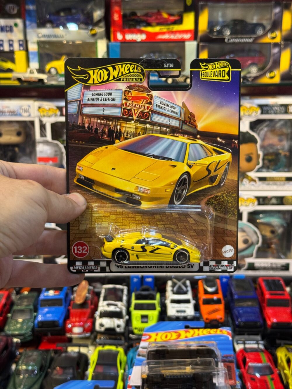 ماکت ماشین هات ویلز پرمیوم مدل 95Lamborghini Diablo SV