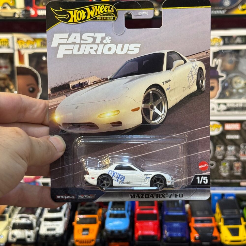 ماکت ماشین هات ویلز پرمیوم مدل FAST AND FURIOUS MAZDA RX 7 FD