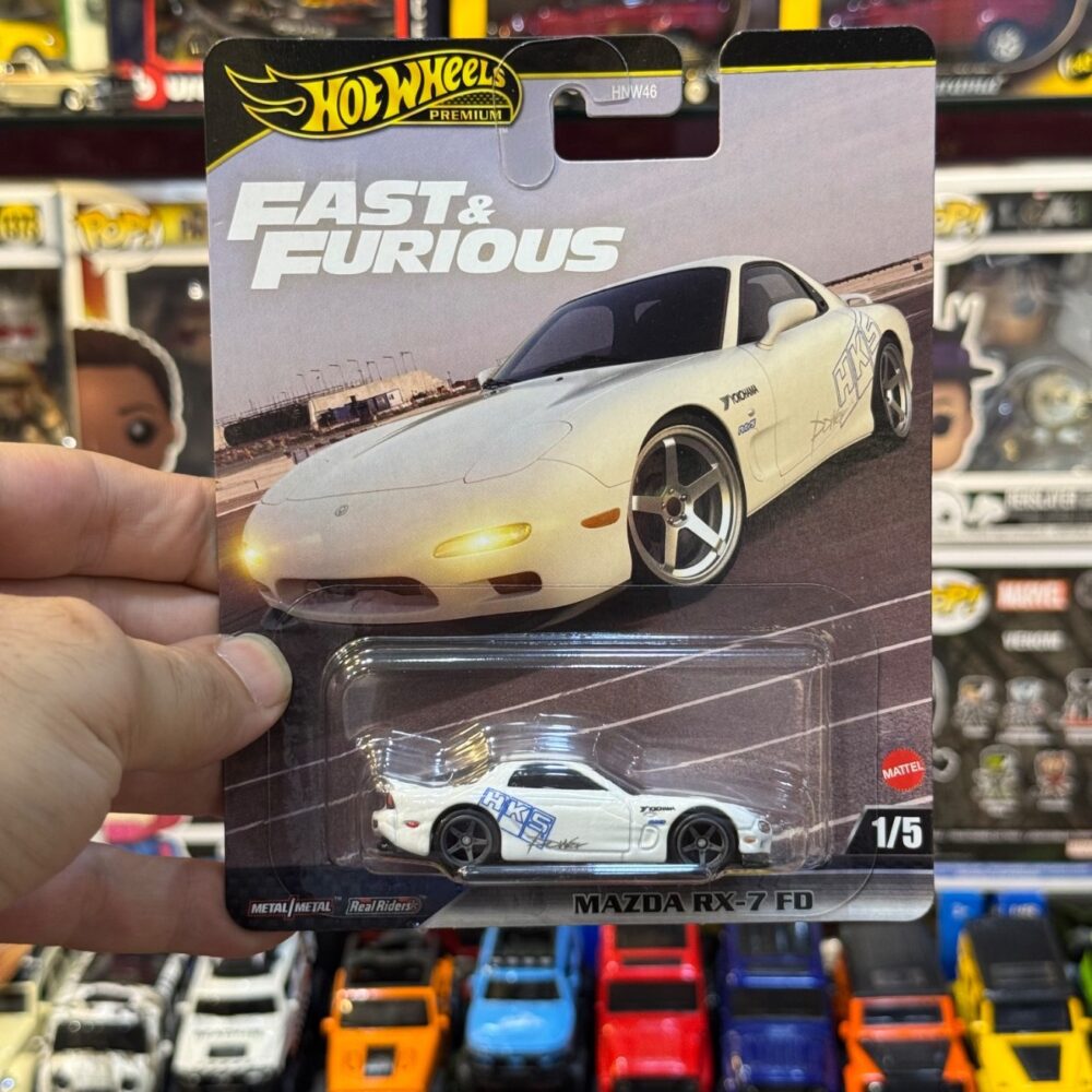 ماکت ماشین هات ویلز پرمیوم مدل FAST AND FURIOUS MAZDA RX 7 FD