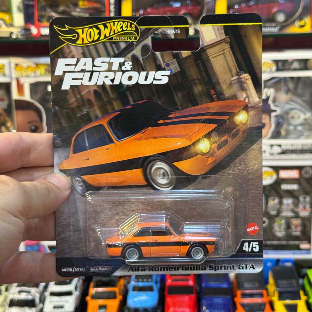 ماکت ماشین هات ویلز پرمیوم مدل Fast and Furious Alfa Romeo Giulia Sprint GTA