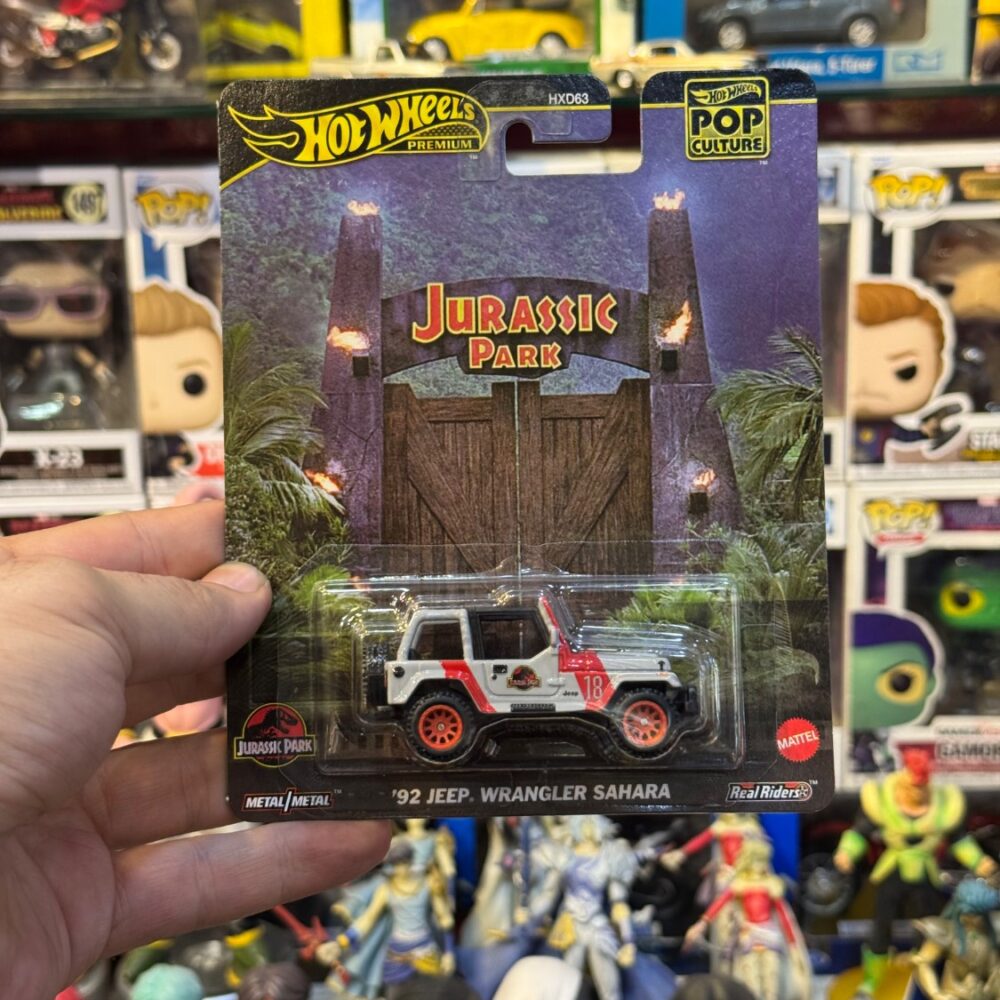 ماکت ماشین هات ویلز پرمیوم مدل Jurassic Park Jeep Collector for Collectors