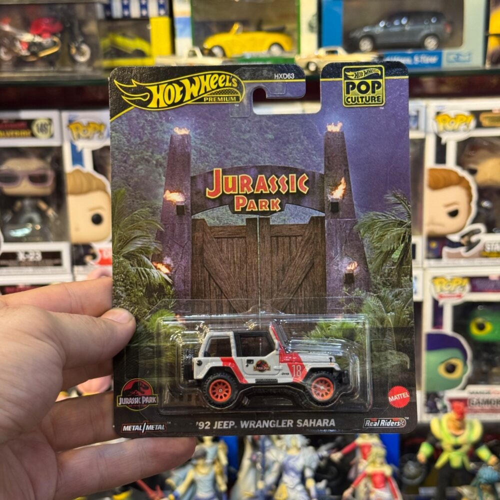 ماکت ماشین هات ویلز پرمیوم مدل Jurassic Park Jeep Collector for Collectors